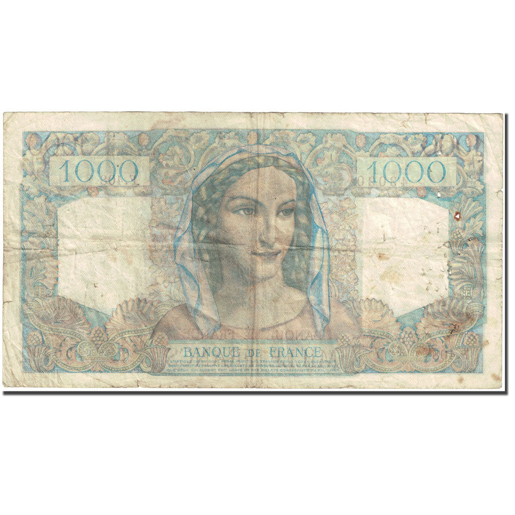 Frankrijk, 1000 Francs Minerve et Hercule 1945, 1948-05-05 Fay 41.20 Km 130b
