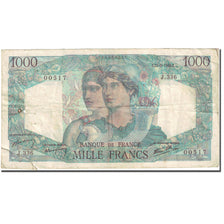 Frankrijk, 1000 Francs, 1 000 F 1945-1950 ''Minerve et Hercule'', 1945