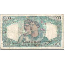 Francia, 1000 Francs Minerve et Hercule 1945, 1946-09-12 Fay 41.16 Km 130a