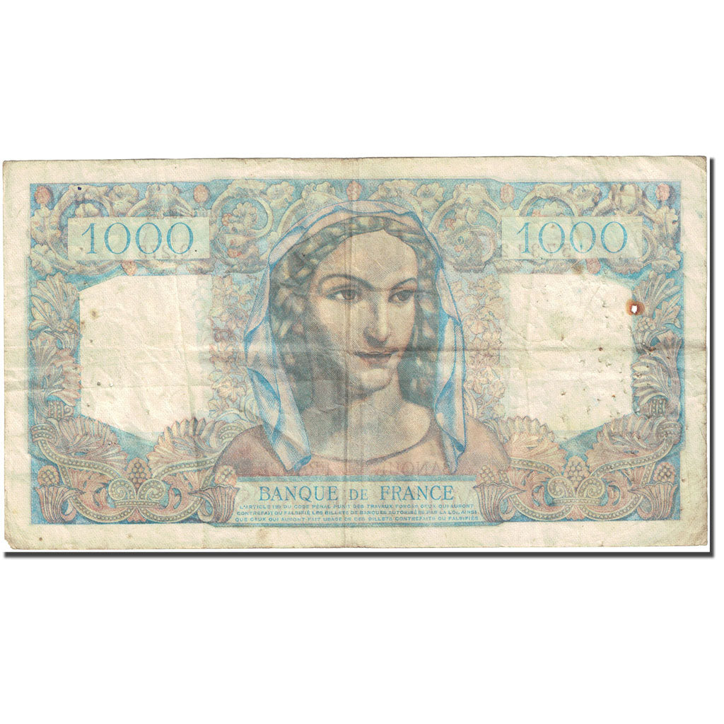 France, 1000 Francs Minerve et Hercule 1945, 1946-05-16 Fay 41.14 KM 130a