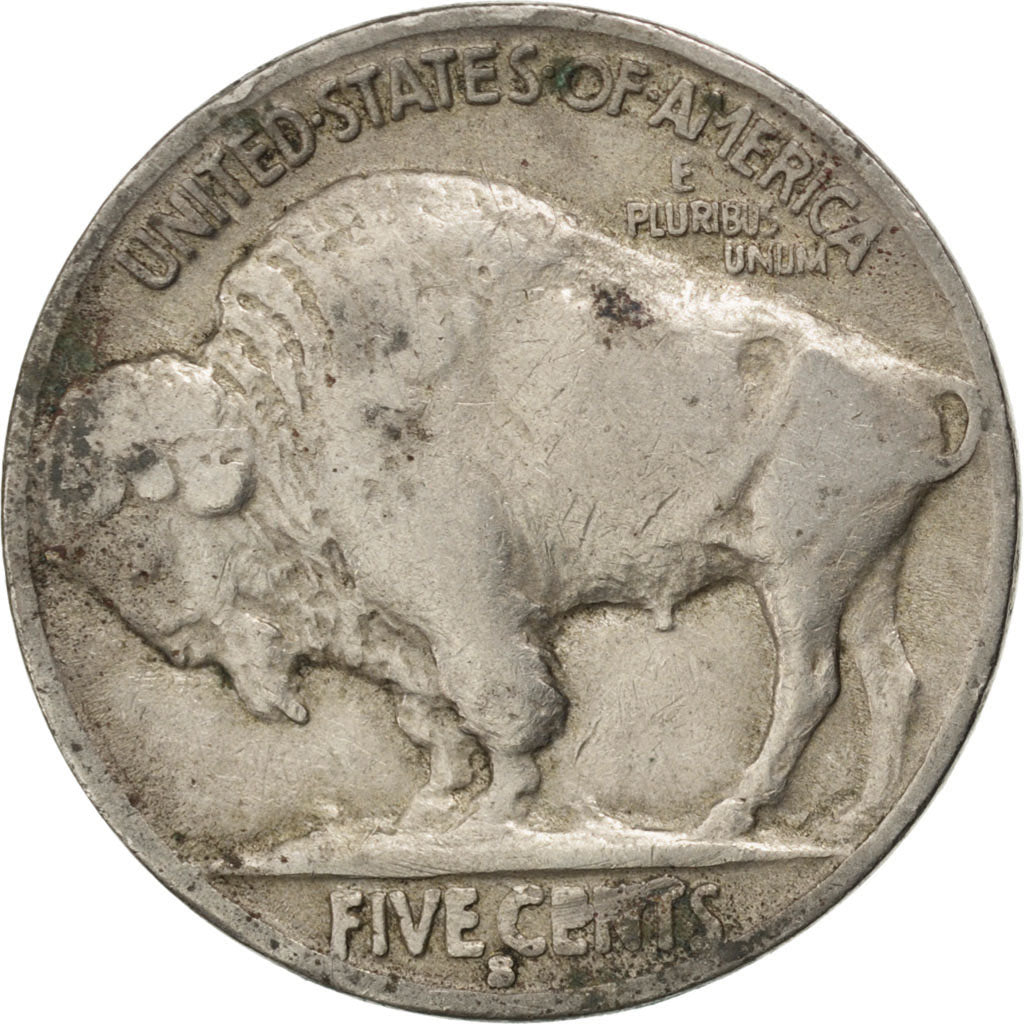 UNITED STATES, Buffalo Nickel, 5 Cents, 1935, U.S. Mint, KM #134, VF(30-35),...