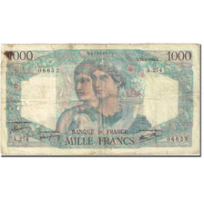 France, 1000 Francs Minerve et Hercule 1945, 1946-05-16 Fay 41.14 Km 130a