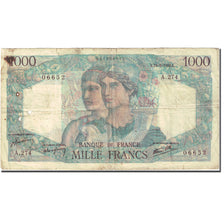 Frankreich, 1000 Francs, 1 000 F 1945-1950 ''Minerve et Hercule'', 1945