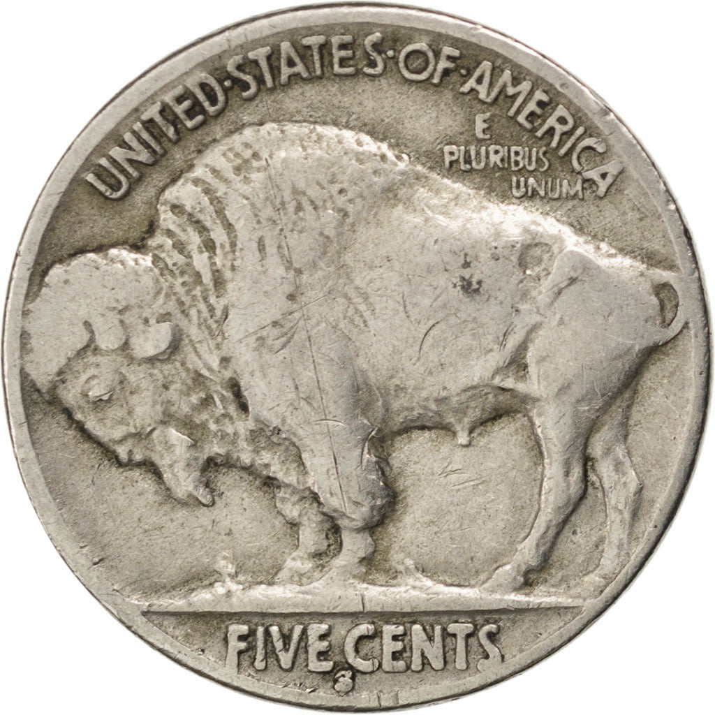 UNITED STATES, Buffalo Nickel, 5 Cents, 1935, U.S. Mint, KM #134, VF(30-35),...