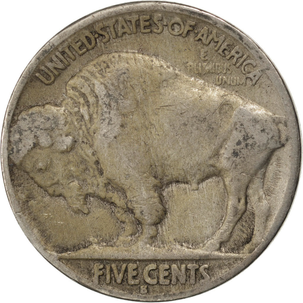 UNITED STATES, Buffalo Nickel, 5 Cents, 1936, U.S. Mint, KM #134, VF(30-35),...
