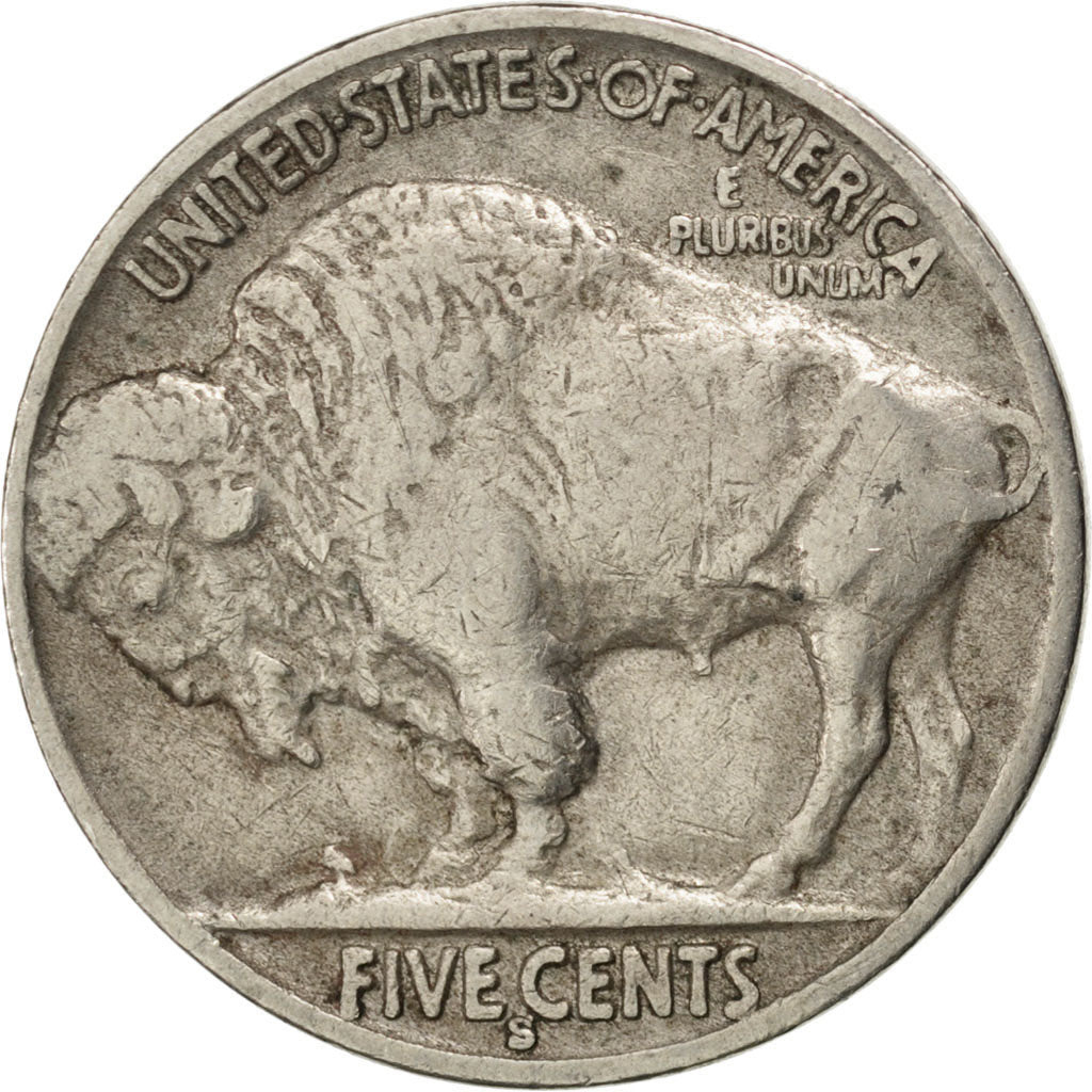 UNITED STATES, Buffalo Nickel, 5 Cents, 1936, U.S. Mint, KM #134, VF(30-35),...