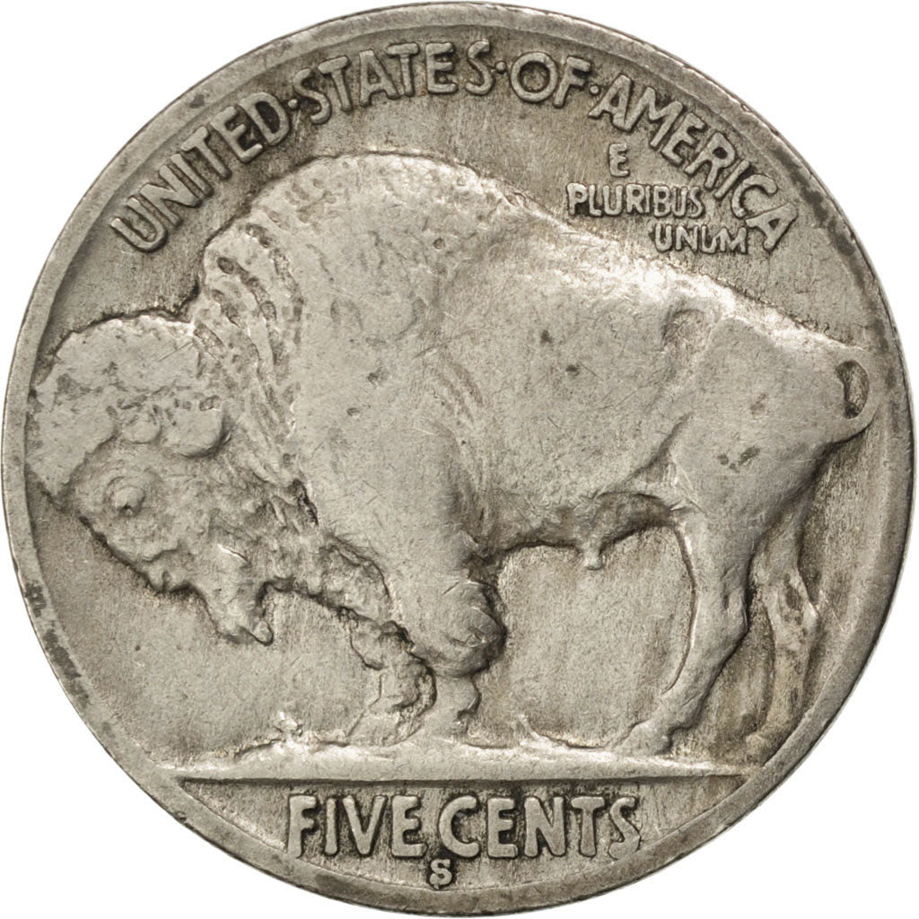 UNITED STATES, Buffalo Nickel, 5 Cents, 1936, U.S. Mint, KM #134, VF(30-35),...