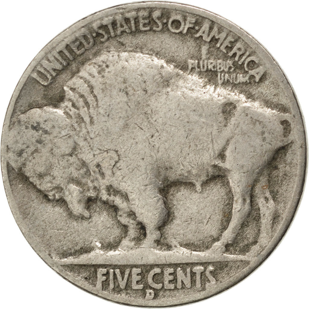 UNITED STATES, Buffalo Nickel, 5 Cents, 1935, U.S. Mint, KM #134, VF(20-25),...