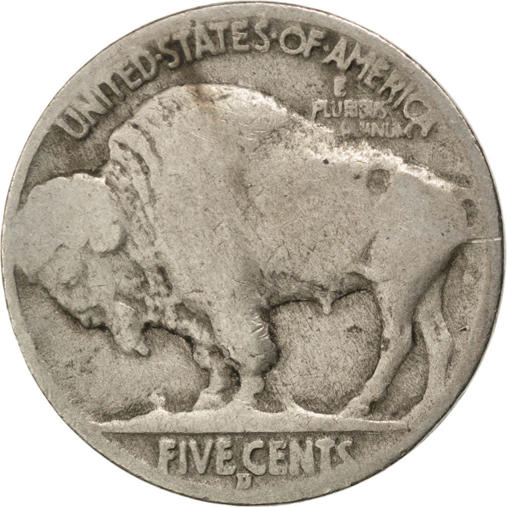 UNITED STATES, Buffalo Nickel, 5 Cents, 1936, U.S. Mint, KM #134, VF(20-25),...