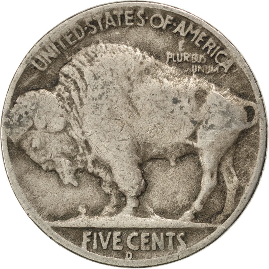 UNITED STATES, Buffalo Nickel, 5 Cents, 1936, U.S. Mint, KM #134, VF(30-35),...