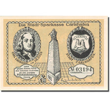 Banknote, Germany, Carlshafen, 75 Pfennig, château, 1922, UNC(63), Mehl:222.1a