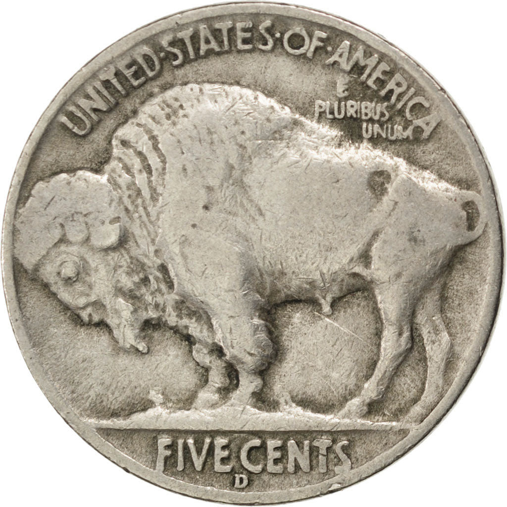 UNITED STATES, Buffalo Nickel, 5 Cents, 1936, U.S. Mint, KM #134, VF(30-35),...