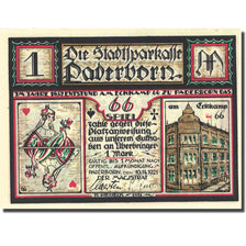 Banconote, Germania, Paderborn, 1 Mark, personnage 1921-11-10 SPL Mehl 1043.2
