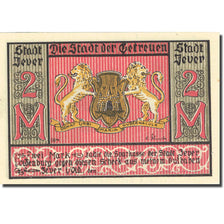 Banknote, Germany, Jever, 2 Mark, Blason, 1922, UNC(63), Mehl:661a.1