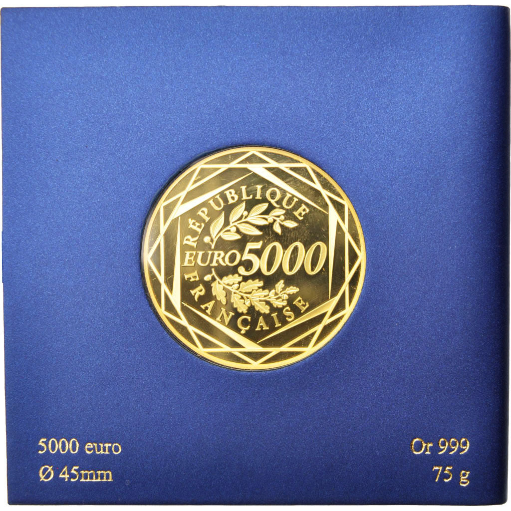 Vème République, 5000 Euros or Hercule 2012, KM 1928