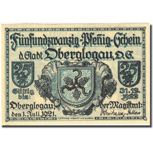 Banknote, Germany, Oberglogau, 25 Pfennig, monastère 1921 UNC(63) Mehl 994.1b