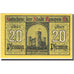 Banconote, Germania, Kempen, 20 Pfennig, chateau 1, 1920, yellow SPL Mehl 689.1
