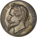 France, Masonic, Medal, 1854, AU(55-58), Silver, Labouret #13, 30.24
