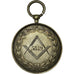 France, Medal, Masonic, Loge Ecossaise de Jérusalem, 1849, AU(50-53), Silver