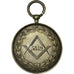 France, Médaille, Masonic, Loge Ecossaise de Jérusalem, 1849, TTB+, Argent