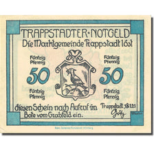 Billet, Allemagne, Trappstadt, 50 Pfennig, Blason 1921-01-18, SPL Mehl 1335.2a