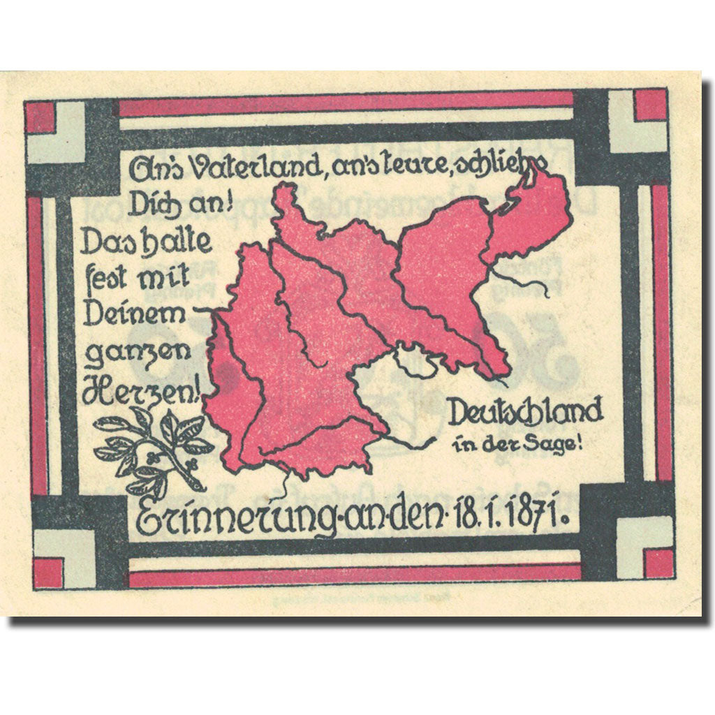 Billet, Allemagne, Trappstadt, 50 Pfennig, Blason 1921-01-18, SPL Mehl 1335.2a