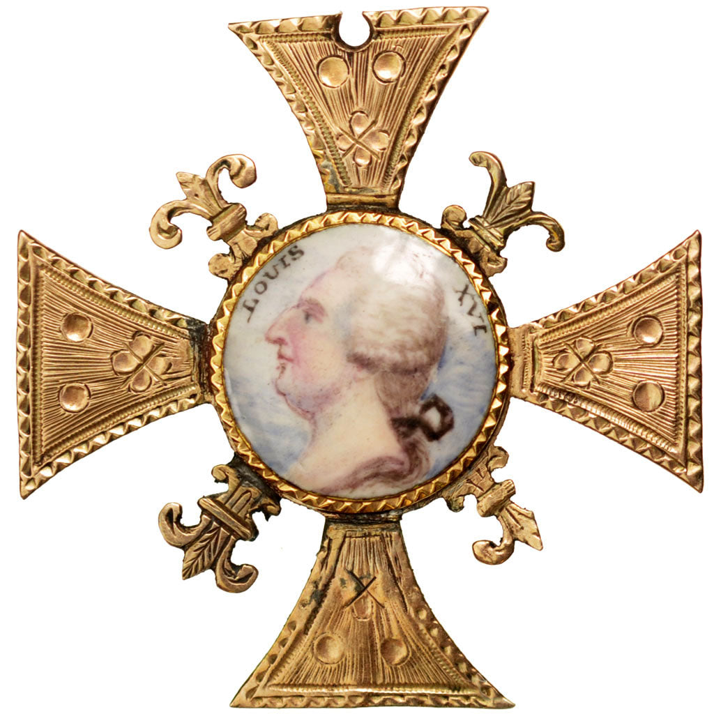 France, Masonic Medal, 1793, AU(55-58), Gold, 2.69