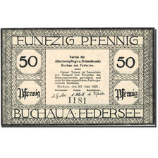 Banconote, Germania, Buchau am Federsee, 50 Pfennig 1921 SPL Mehl 197.1