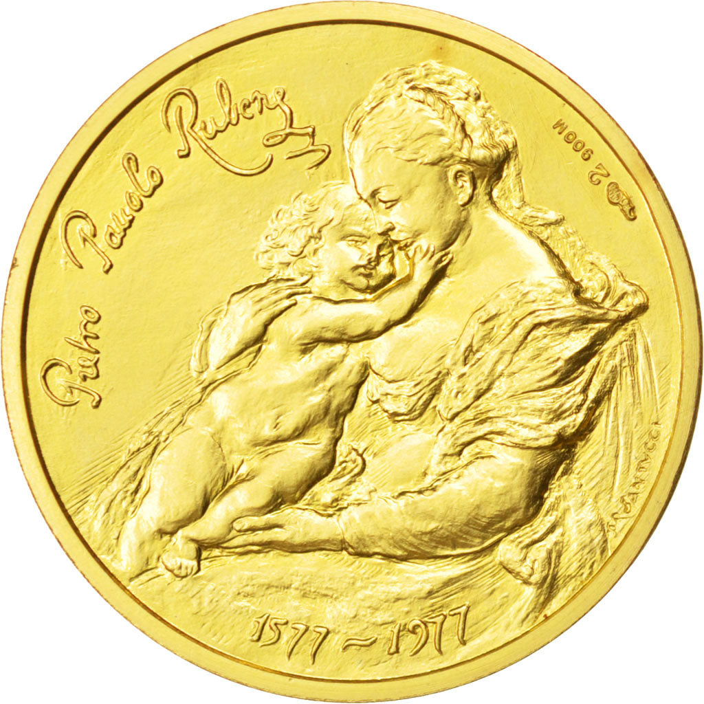FRANCE, French Fifth Republic, Medal, 1977, MS(60-62), Gold, 7.53