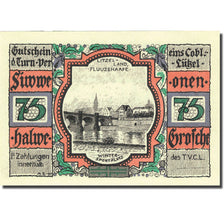 Banknote, Germany, Coblenz-Lützel, 75 Pfennig, winners, 1921, UNC(63) Mehl 234.1
