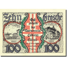 Banknote, Germany, Coblenz-Lützel, 1 Mark, ligue, 1921, UNC(63), Mehl:234.1