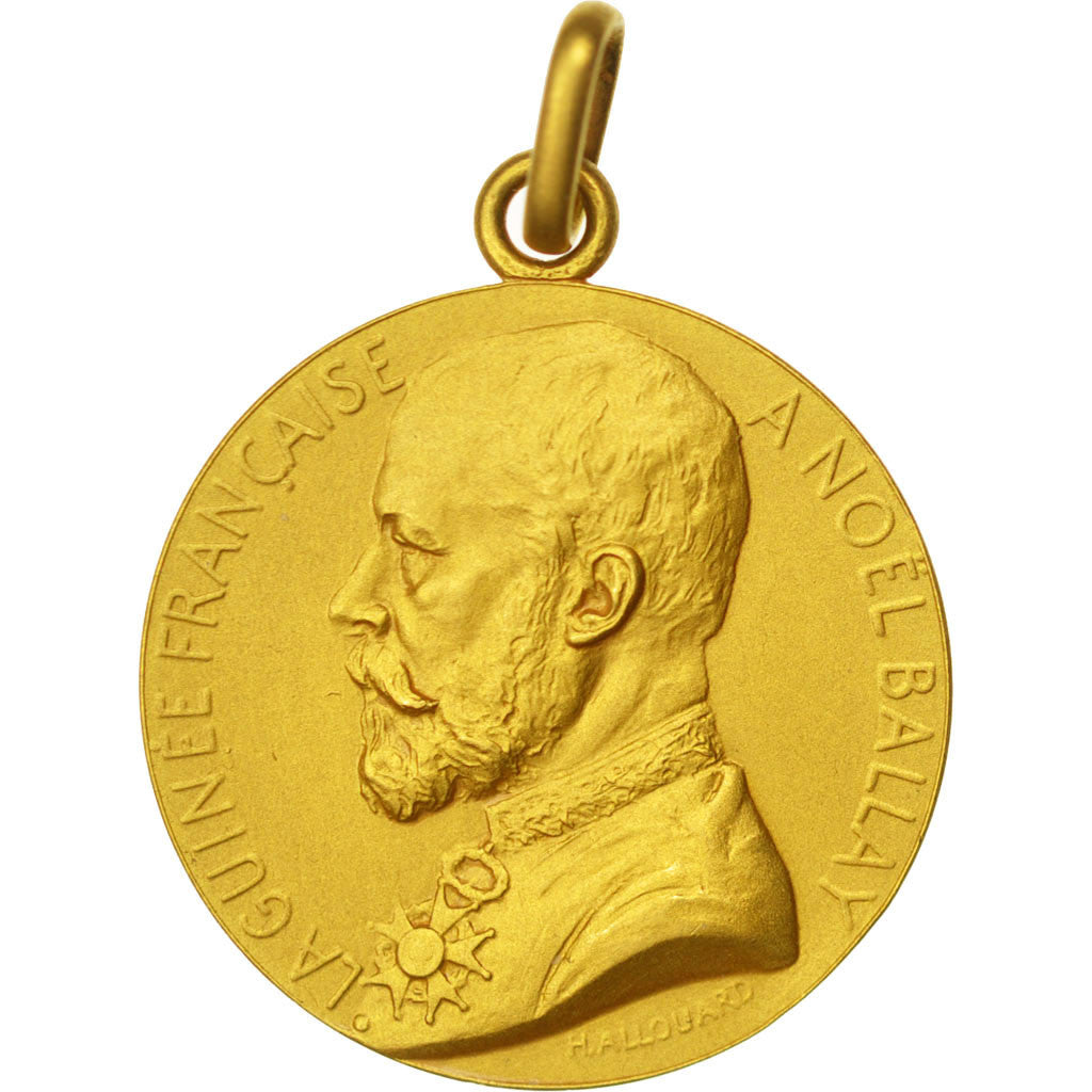 French Guinea, Medal, 1904, AU(55-58), Gold, 8.36