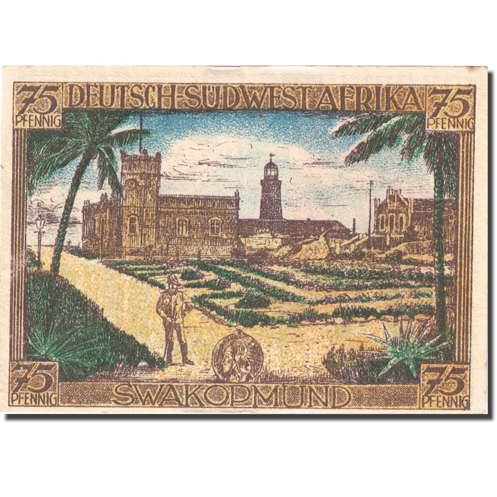 Banknote, Germany, Berlin 75 Pfennig, colonie 1, 1921-11-04 UNC(60-62) Mehl 88.1