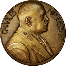 França, Medal, Professeur Charles Heudebert, Medicina, 1942, Dropsy, AU(55-58)