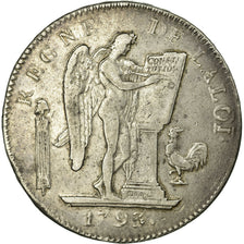 Coin, France, Écu de 6 livres françoise, 6 Livres, 1793, Paris, EF(40-45)