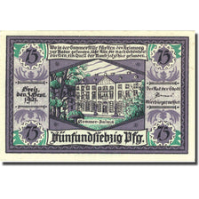 Banknote, Germany, Greiz, 75 Pfennig, château 2, 1921-09-05 UNC(63) Mehl 471.2