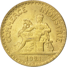 FRANCE, Chambre de commerce, 2 Francs, 1921, Paris, KM #877, MS(60-62),...