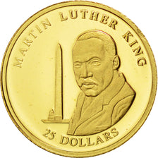LIBERIA, 25 Dollars, 2001, KM #995, MS(65-70), Gold, 11, 0.73