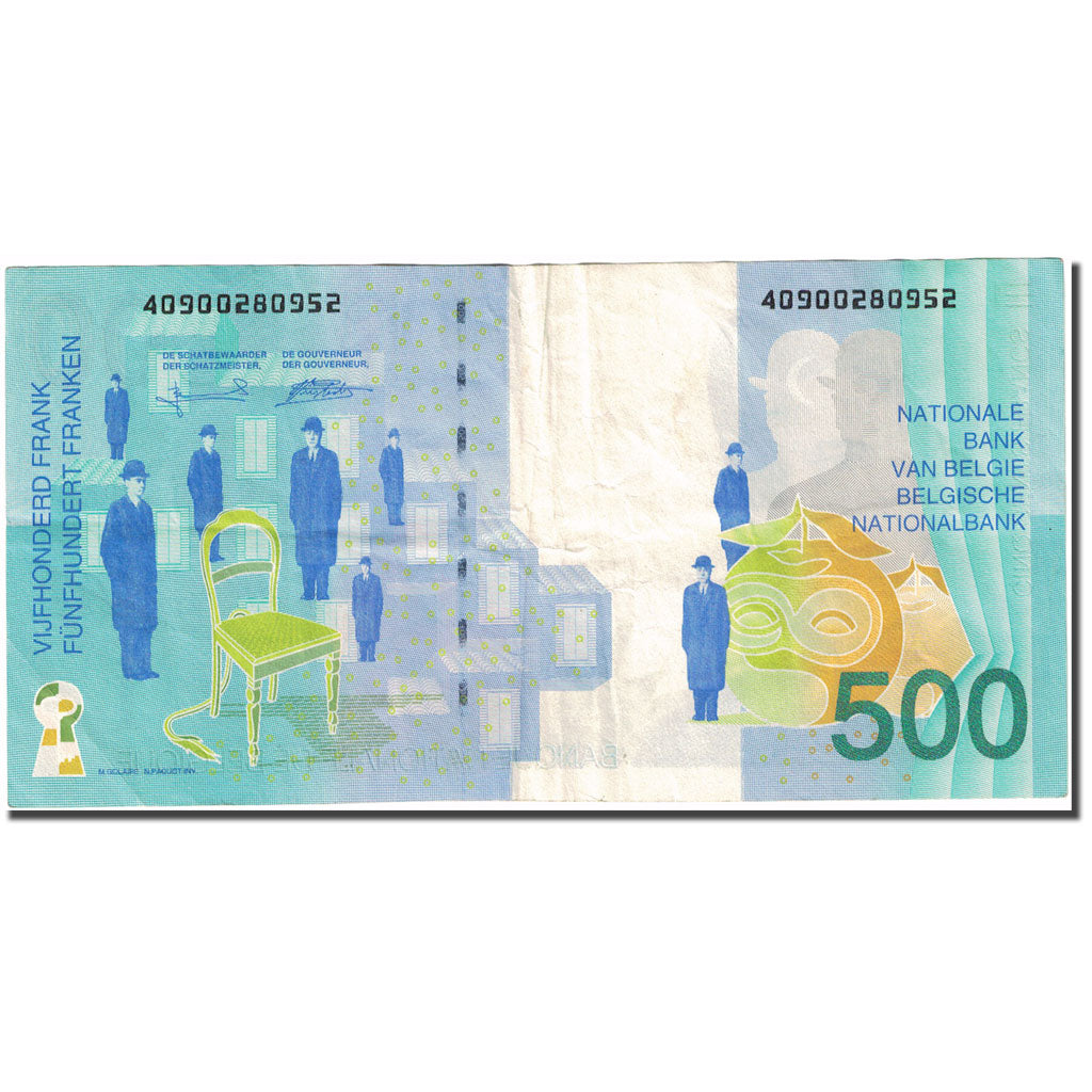 Banknote, Belgium, 500 Francs, 1994-1997, Undated (1998), KM:149, EF(40-45)