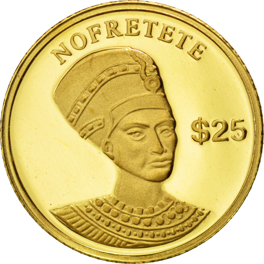 LIBERIA, 25 Dollars, 2000, American Mint, KM #512, MS(65-70), Gold, 11.1, 0.73