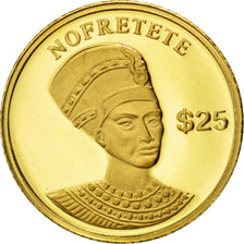 LIBERIA, 25 Dollars, 2000, American Mint, KM #512, MS(65-70), Gold, 11.1, 0.73
