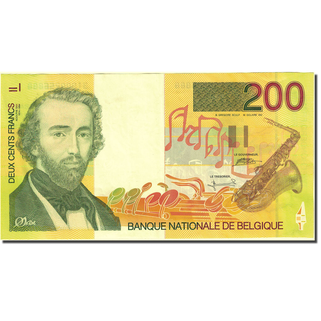 Billet, Belgique, 200 Francs, 1994-1997, Undated (1995), KM:148, TTB+