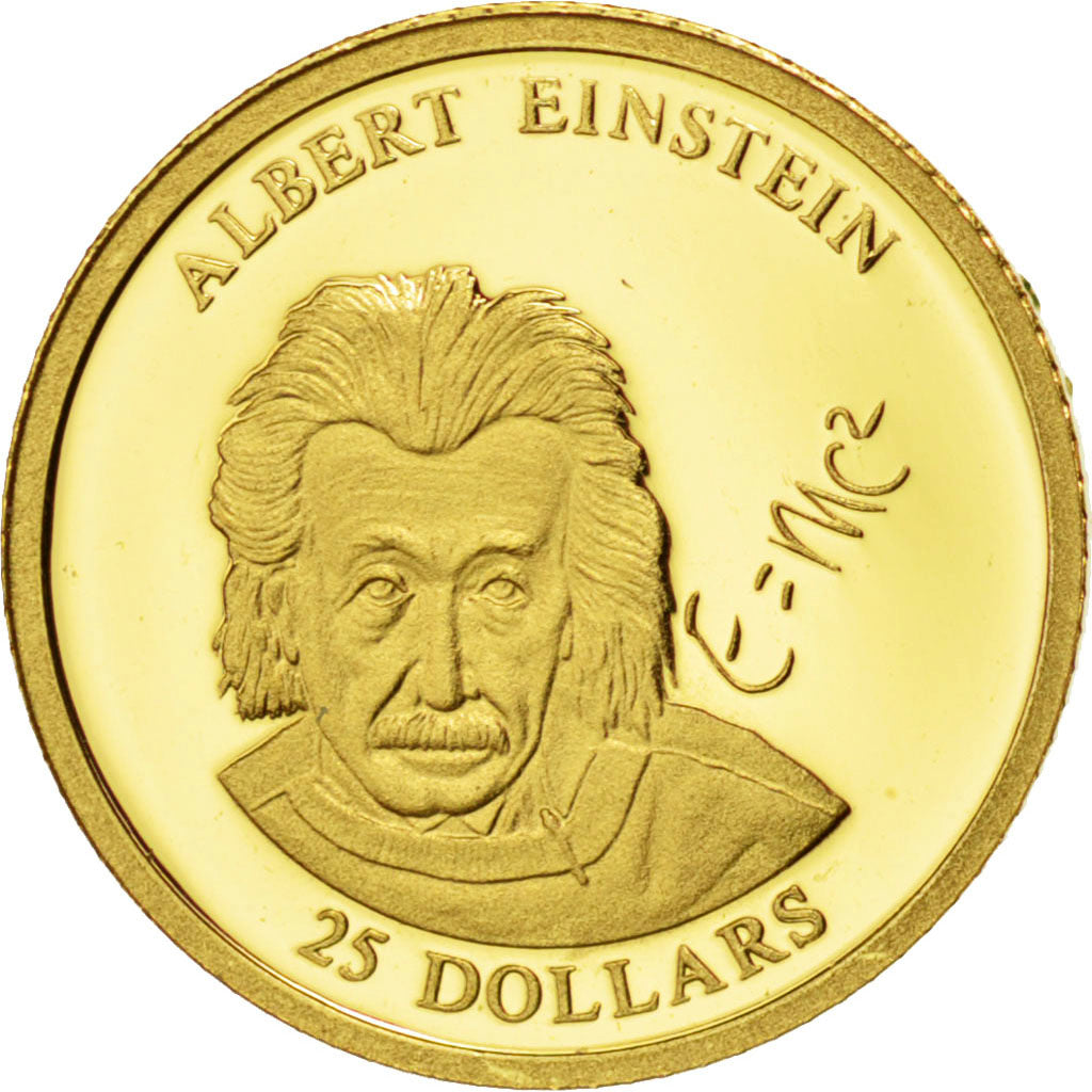 Liberia, 25 Dollars, 2001, MS(65-70), Gold, 0.73