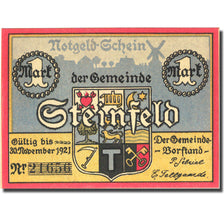 Banknote, Germany, Steinfeld, 1 Mark, personnage 1, 1921, UNC(63) Mehl 1262.5a