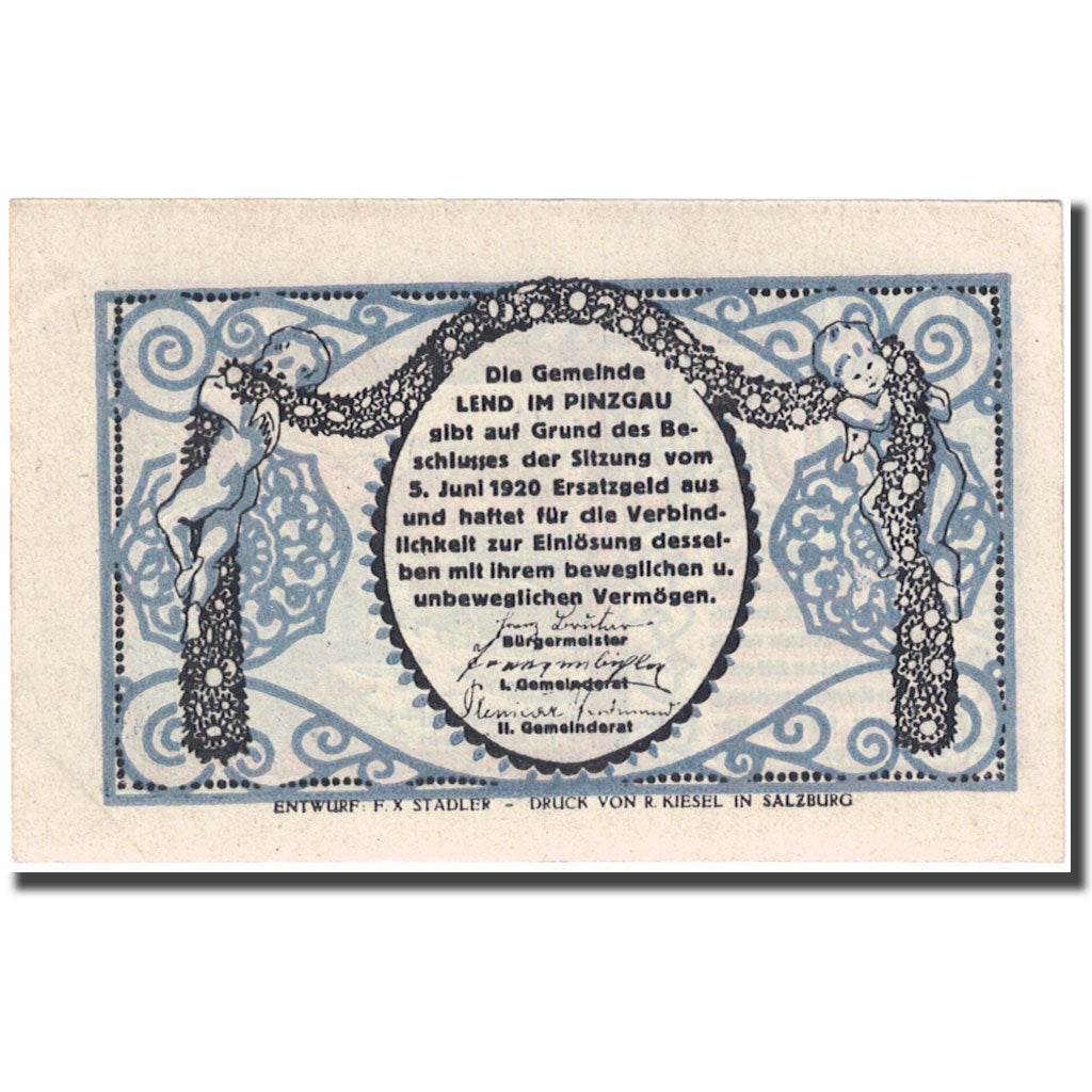 Banknote, Austria, Lend, 80 Heller, barage, 1920, 1920-06-05 pink UNC(63)