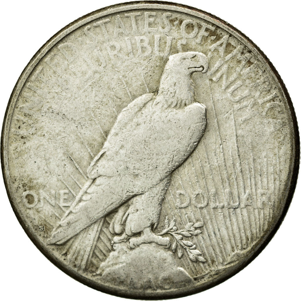 Coin, United States, Peace Dollar, Dollar, 1922, U.S. Mint, San Francisco