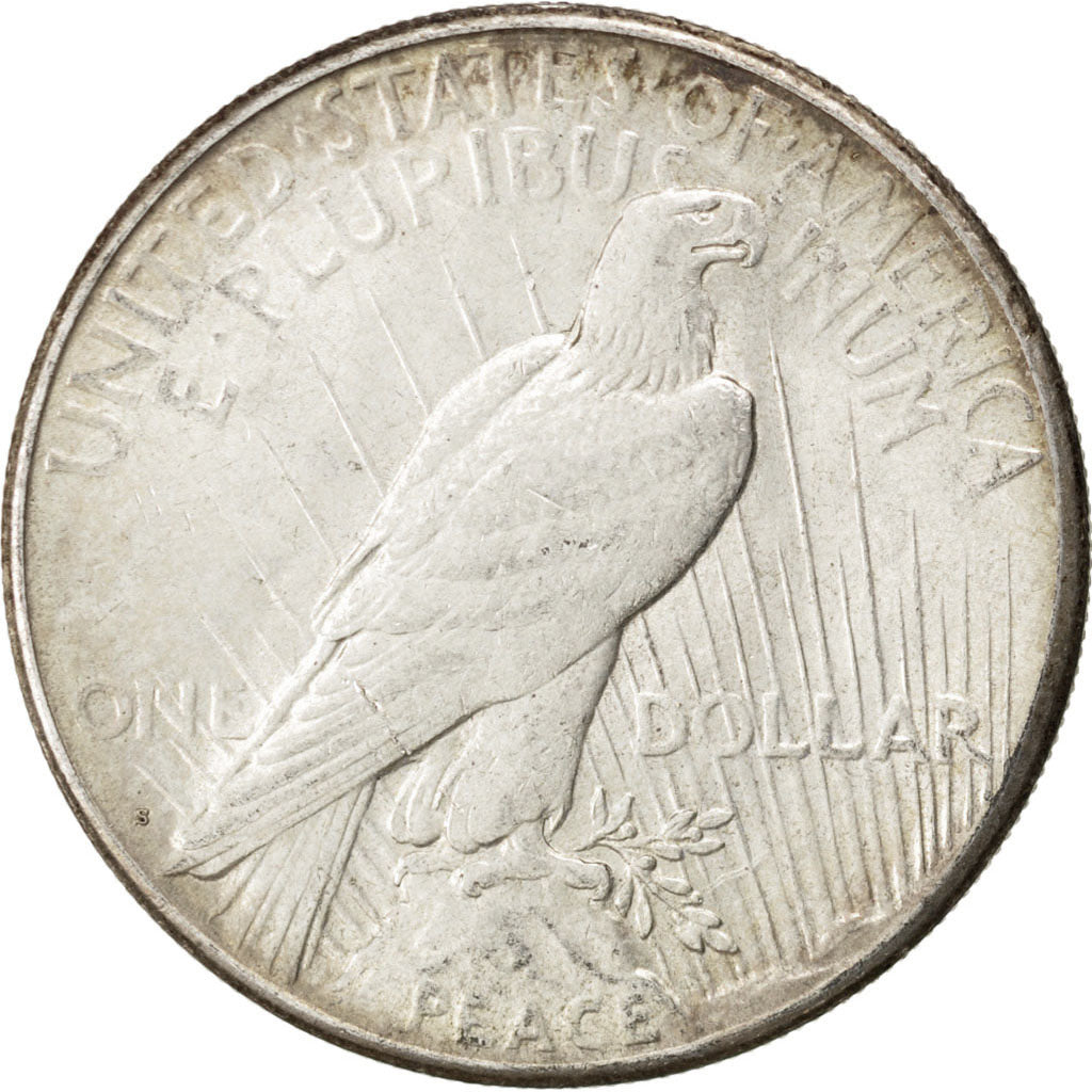 UNITED STATES, Peace Dollar, Dollar, 1922, U.S. Mint, KM #150, AU(50-53),...