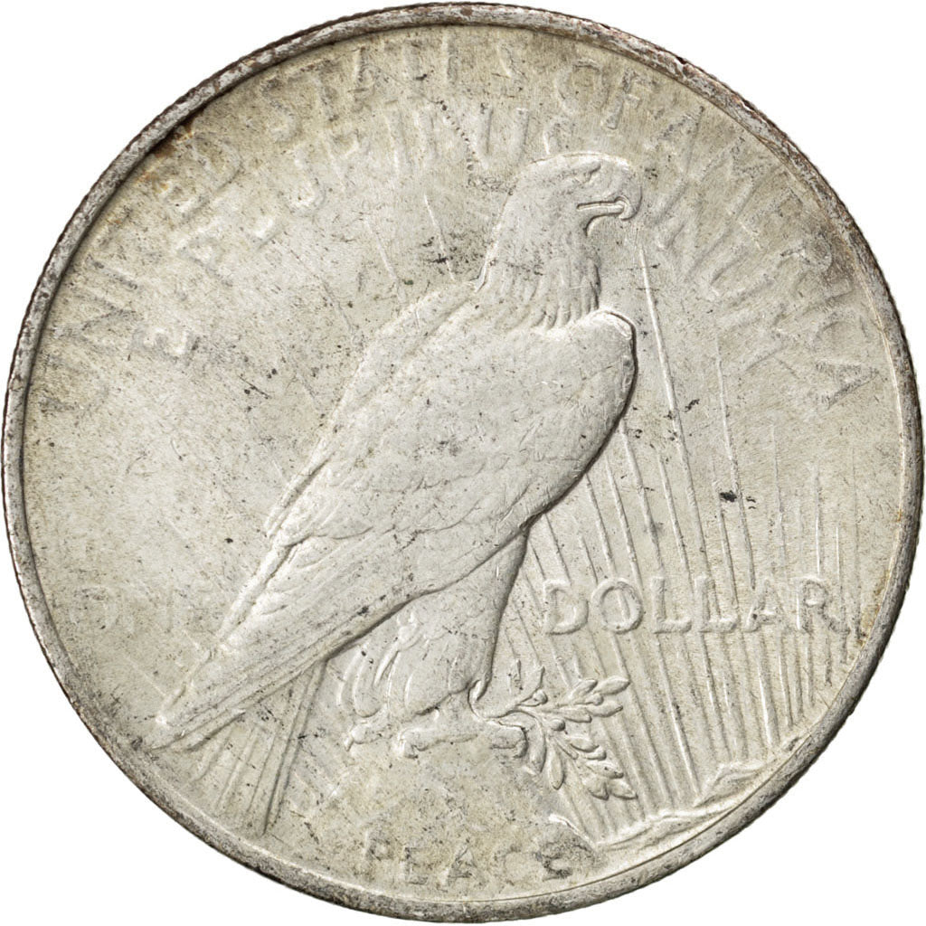 UNITED STATES, Peace Dollar, Dollar, 1923, U.S. Mint, KM #150, AU(55-58),...