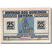 Billet, Allemagne, Bevern, 25 Pfennig, grenouille 1921-12-31, SPL Mehl 97.1a