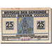 Biljet, Duitsland, Bevern, 25 Pfennig, lapin, 1921, 1921-12-31, SUP, Mehl:97.1a